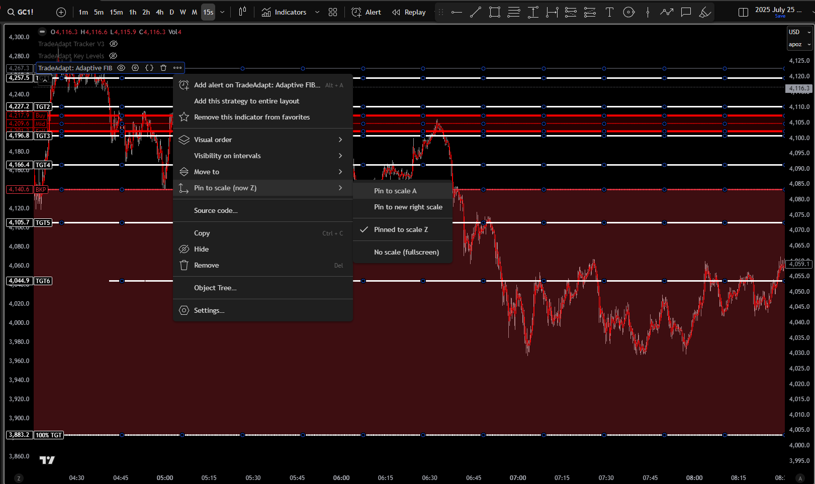 Step 2: Pin to Scale